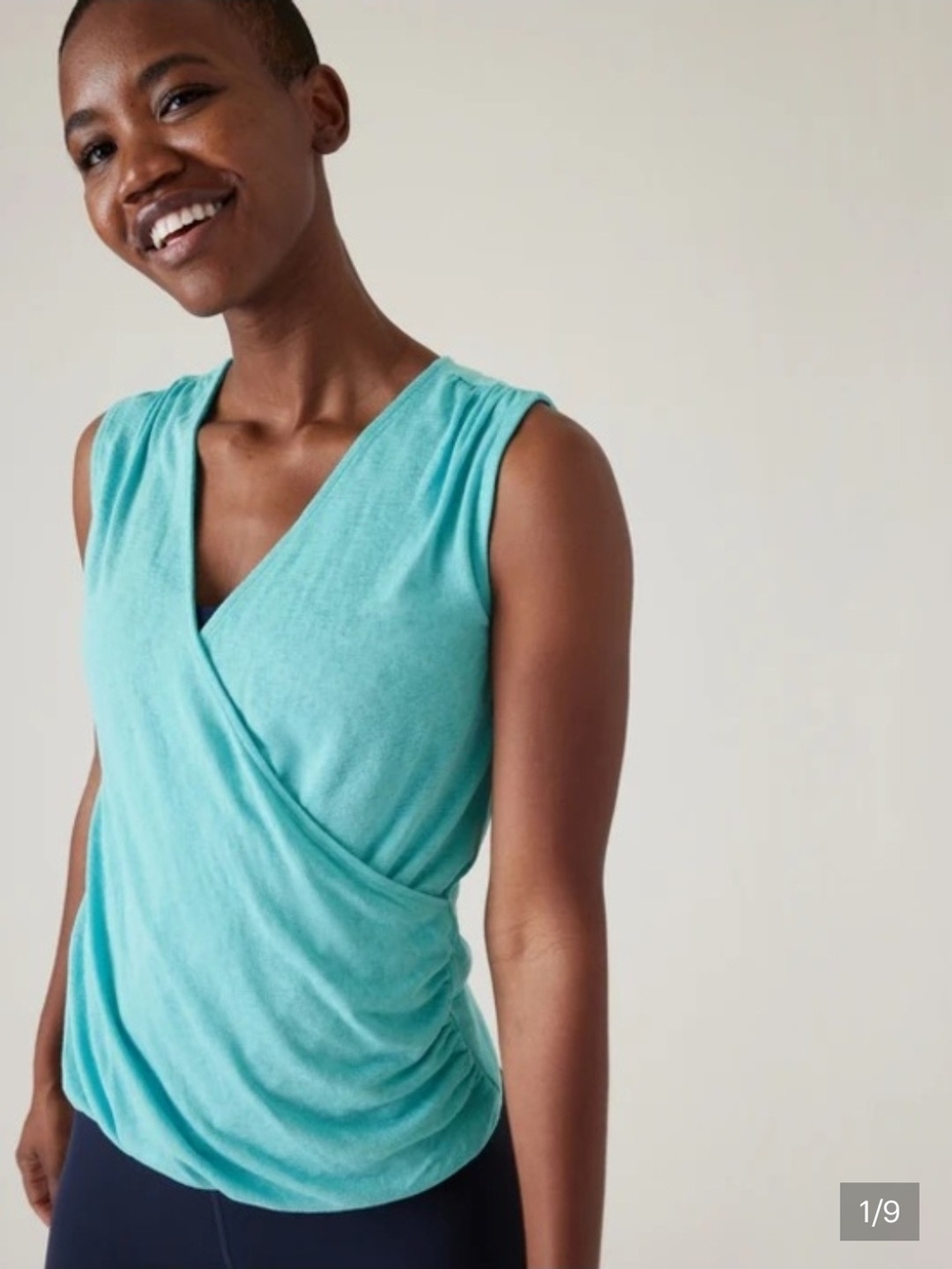 Athleta Breezy Wrap Sleeveless Tank Top